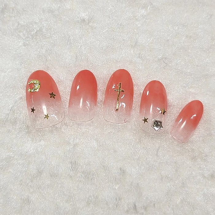 ⑤指先を綺麗に…ハロウィン×美爪グラデーションネイル