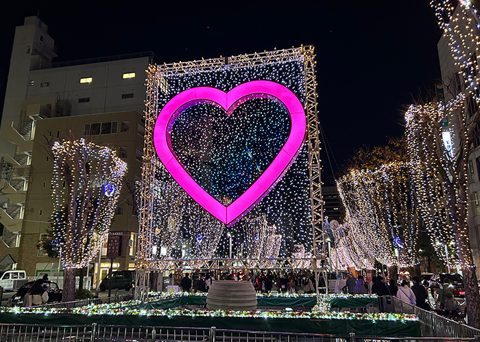 立体感を演出するマグネット×ハートの使い方