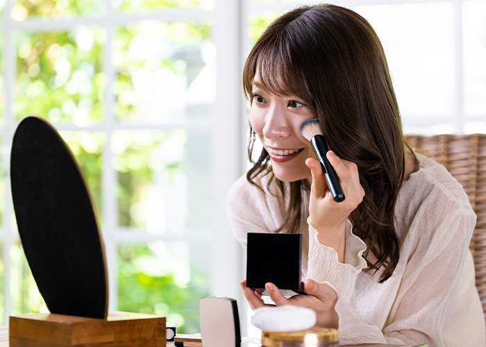 手元との調和を意識したメイクバランス☆