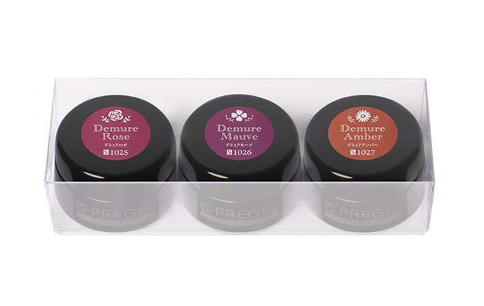 プリジェル カラーEX「デミュアブルームシリーズ」3色セット