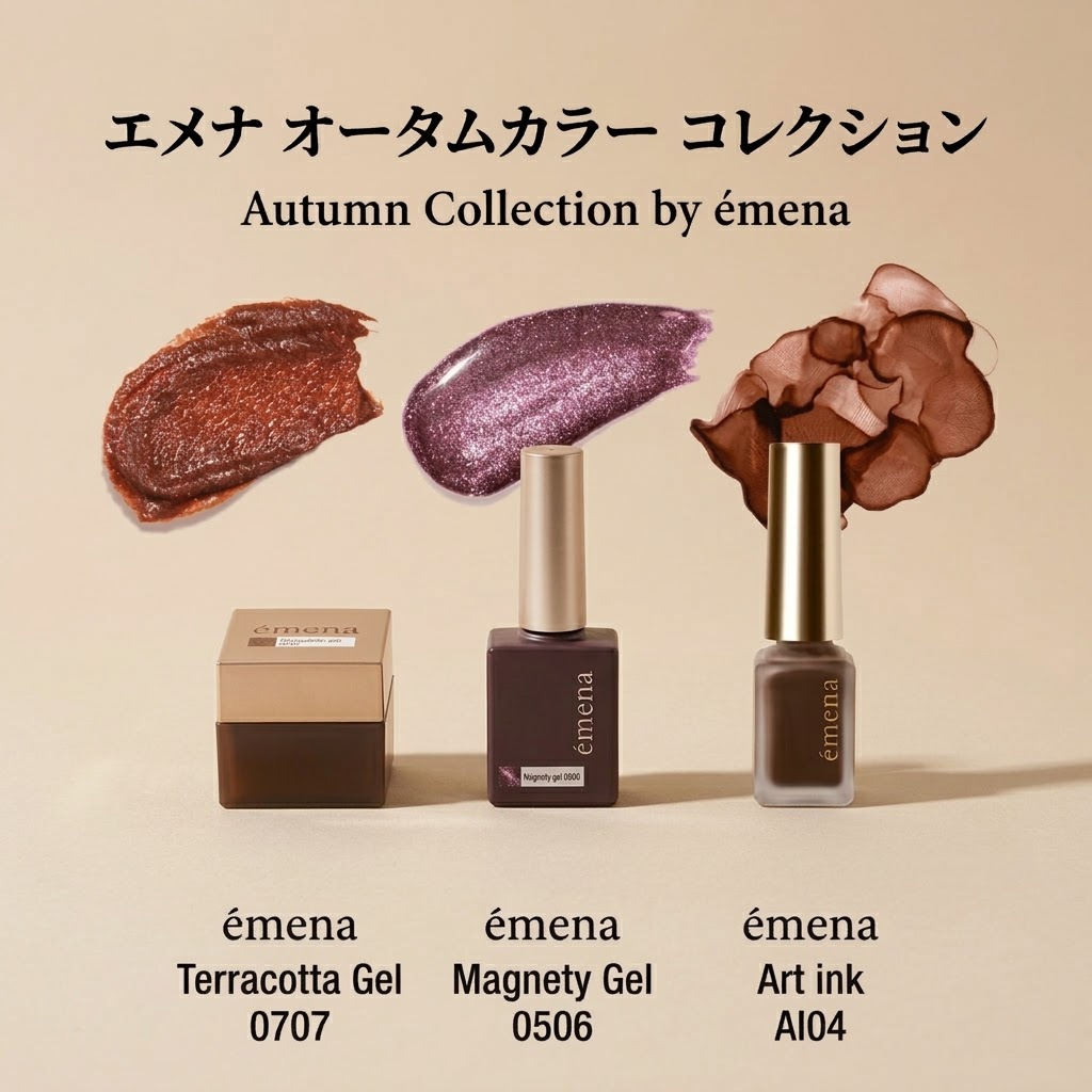 émena 秋色ニュアンスカラー